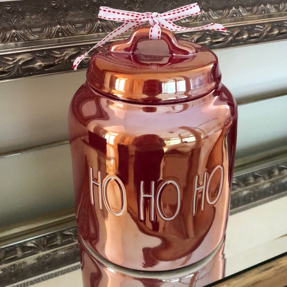 Rae Dunn Holiday Rae Dunn Iridescent Ho Ho Ho Canister Poshmark